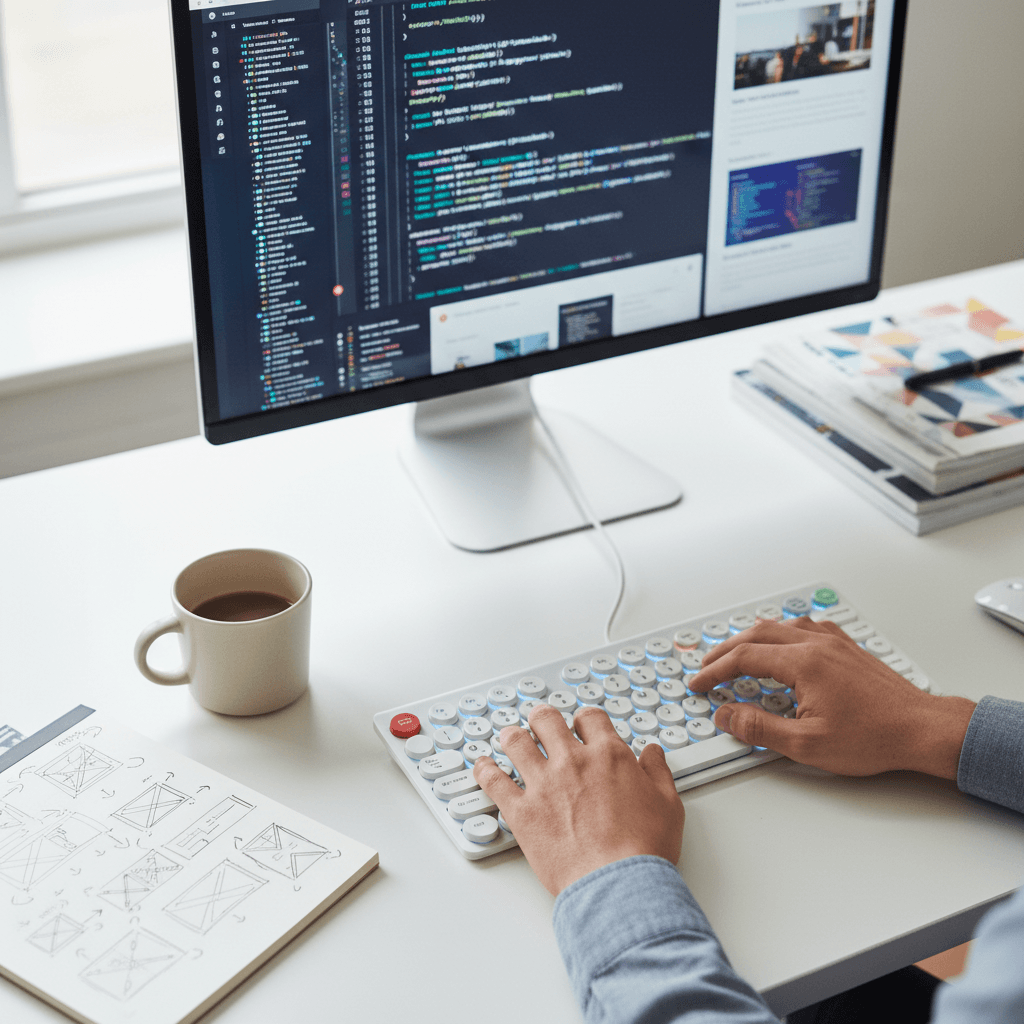 Drywall professional applying joint compound to wall